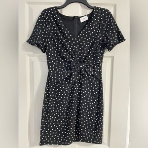 EVERLY polka dot dress